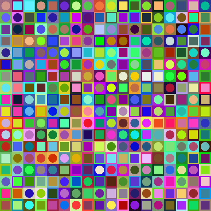 Square Dot Composition #421 static NFT preview