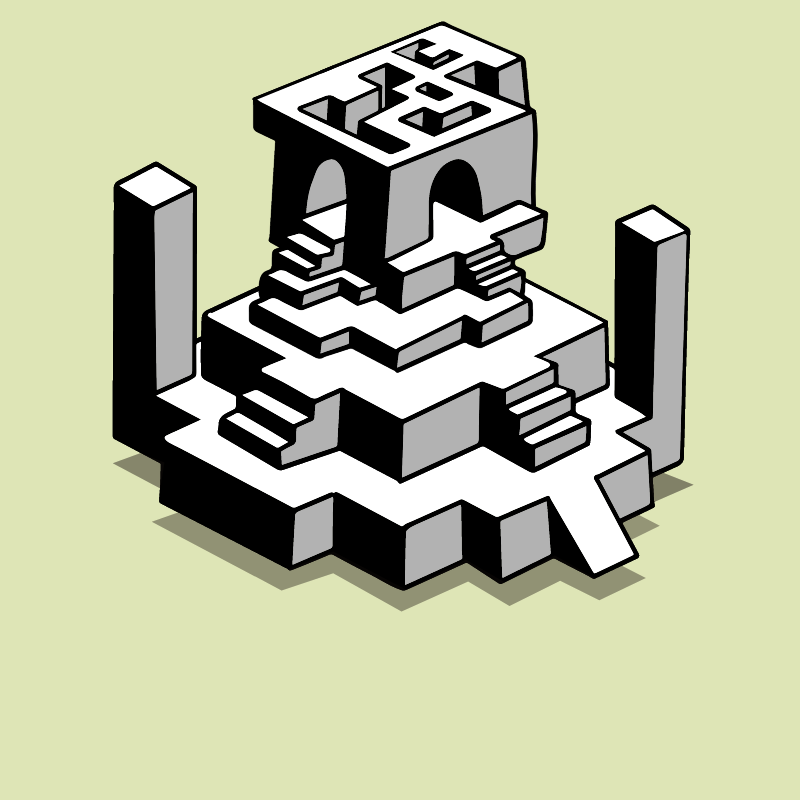 LOST TEMPLE #169 static NFT preview