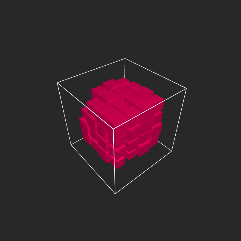 Transparent cube #001 #3 static NFT preview