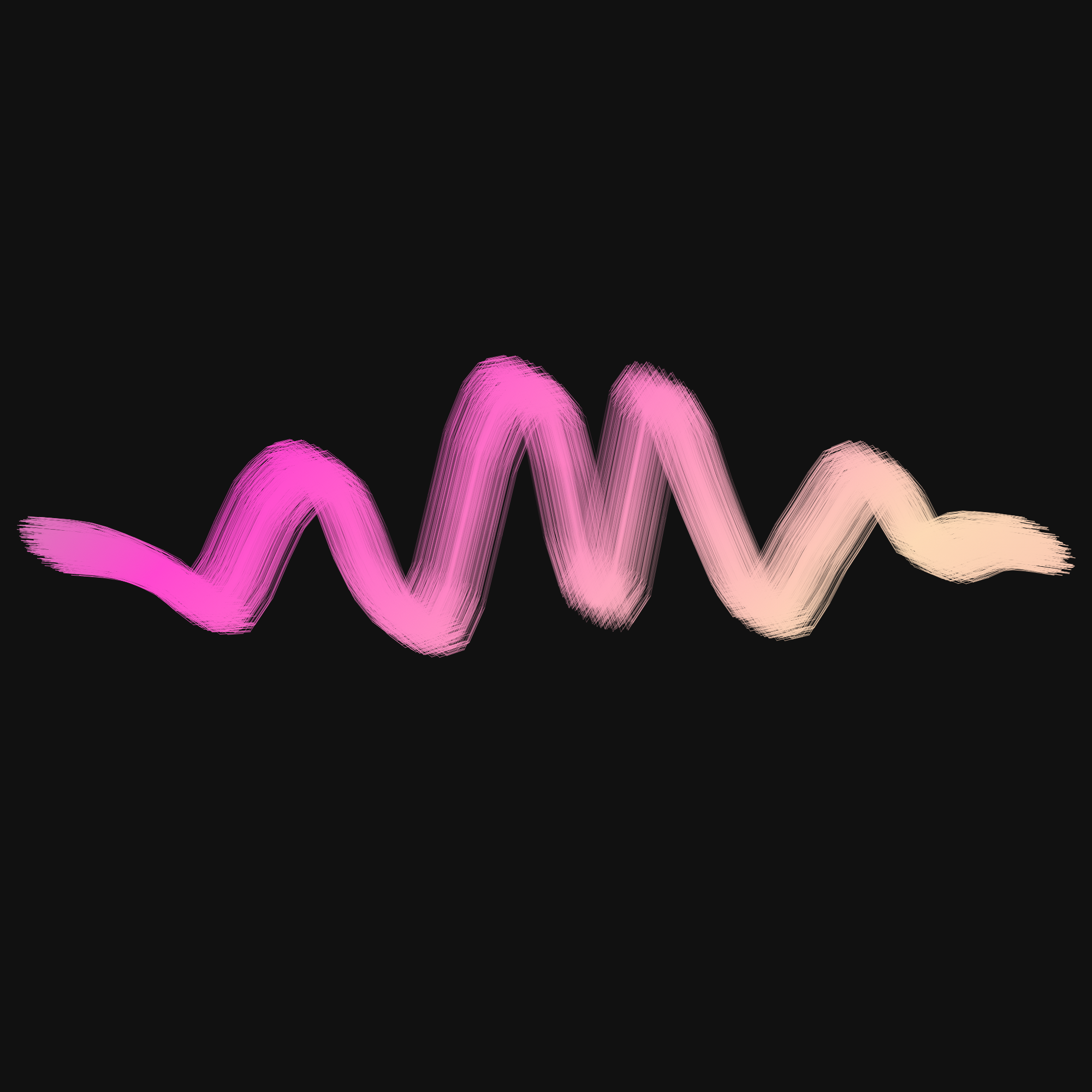 Brush Squigl #136 static NFT preview