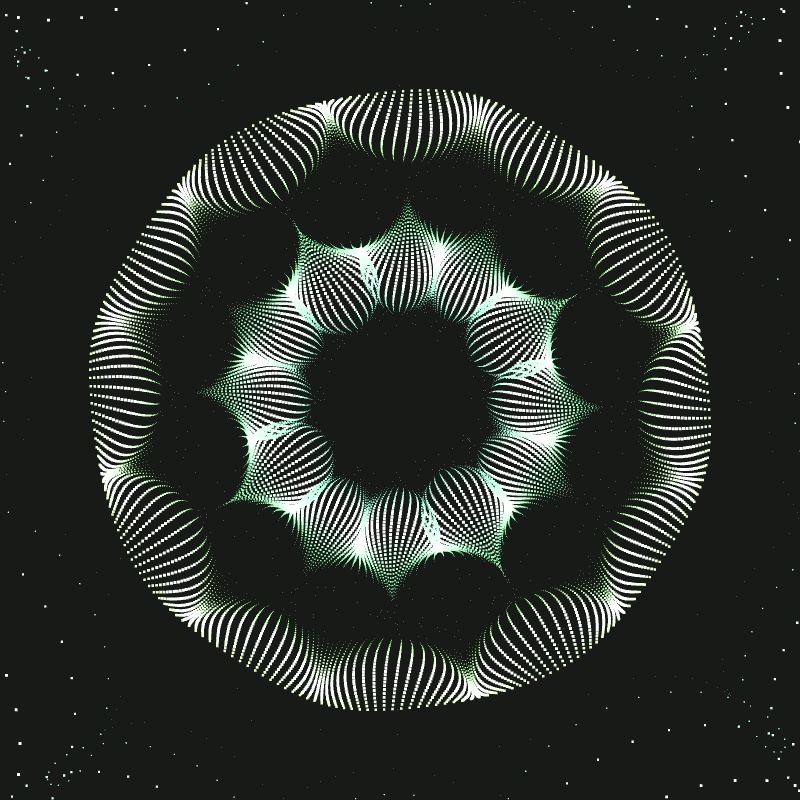 Pulsar #80 static NFT preview