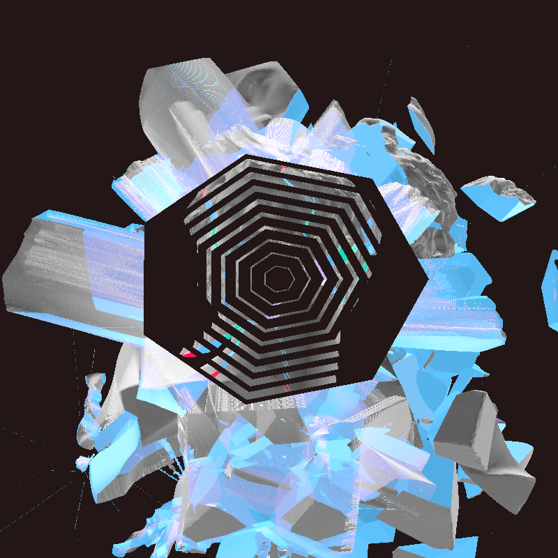 Exploding headz #30 static NFT preview