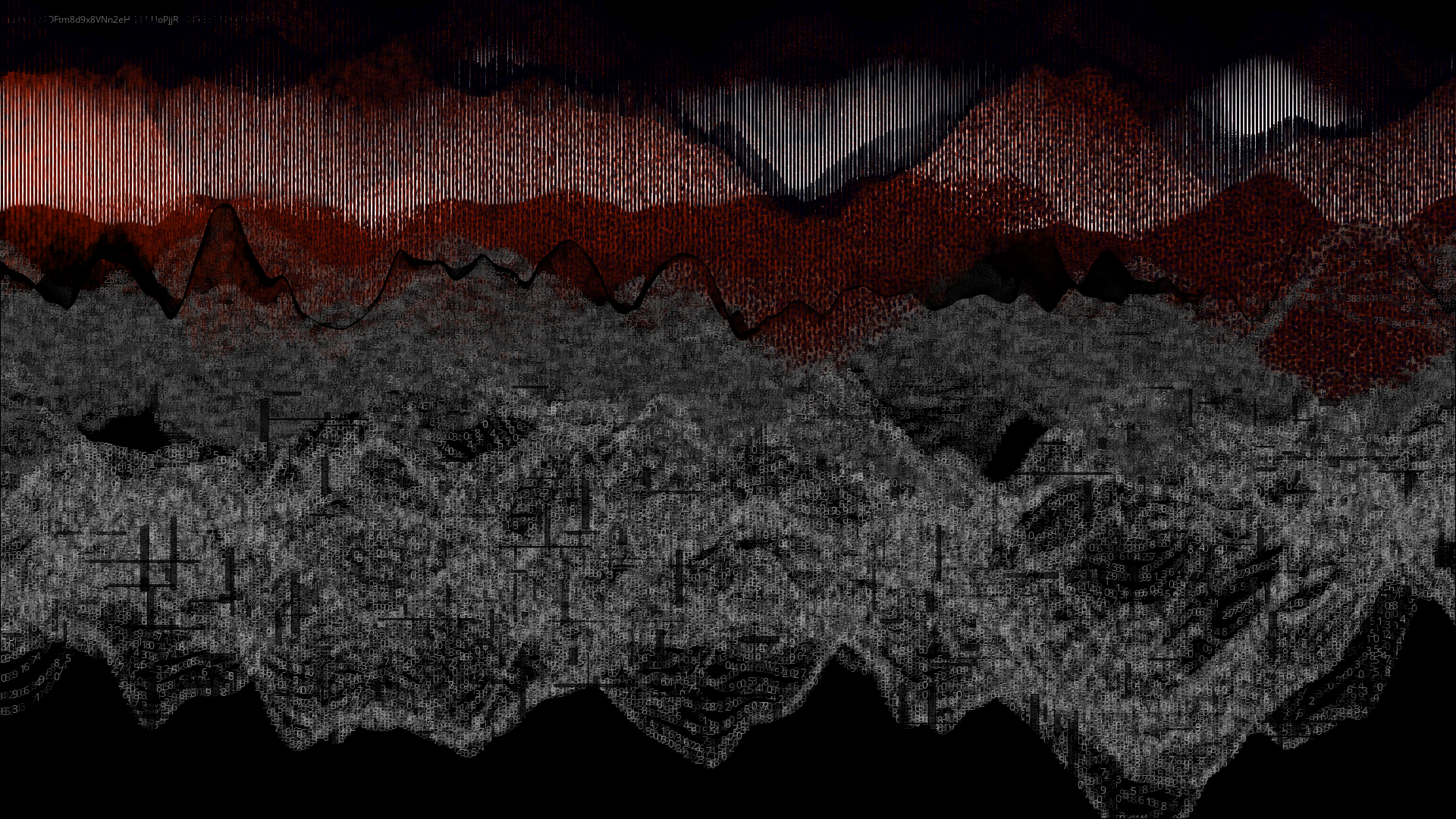 Pixel rain in a data landsacape #78 static token preview