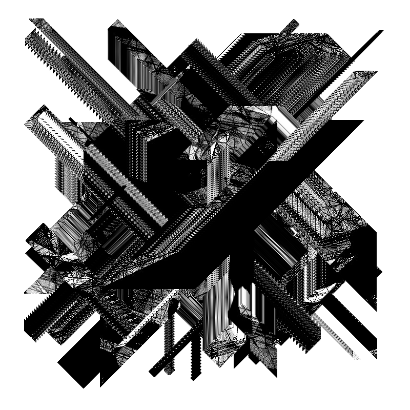 Hyper Construct I #78 static NFT preview