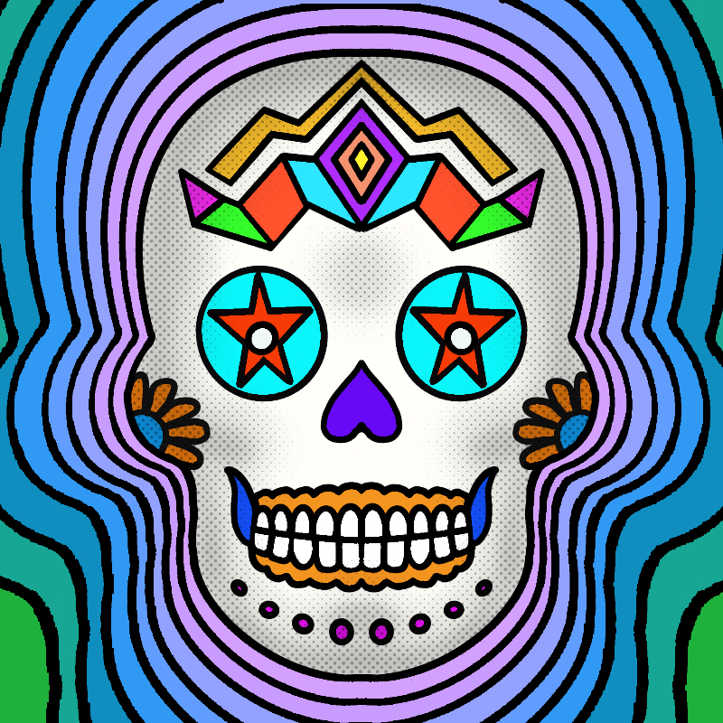 Sugar Skulls #7 static token preview