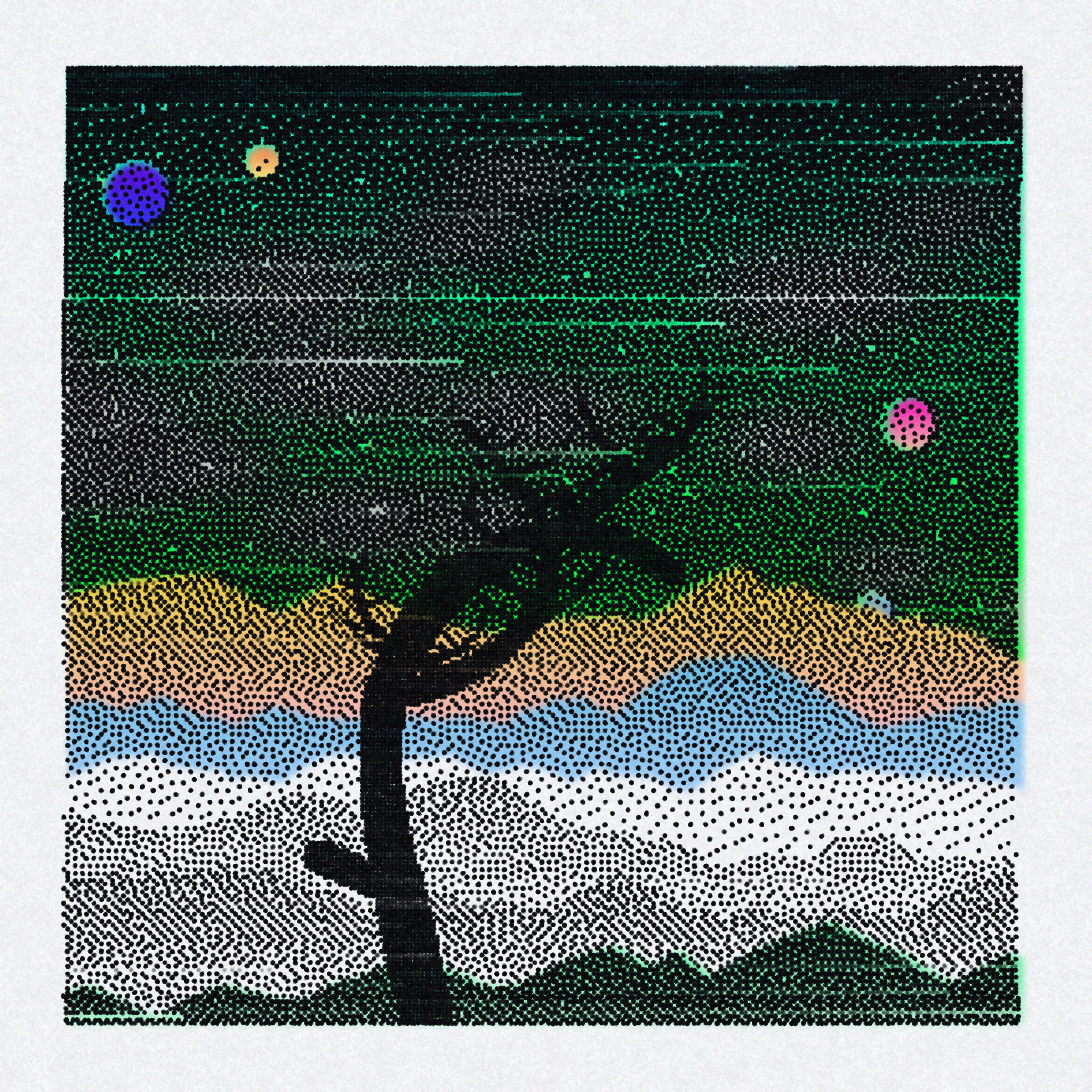 Dithered Branches #209 static token preview