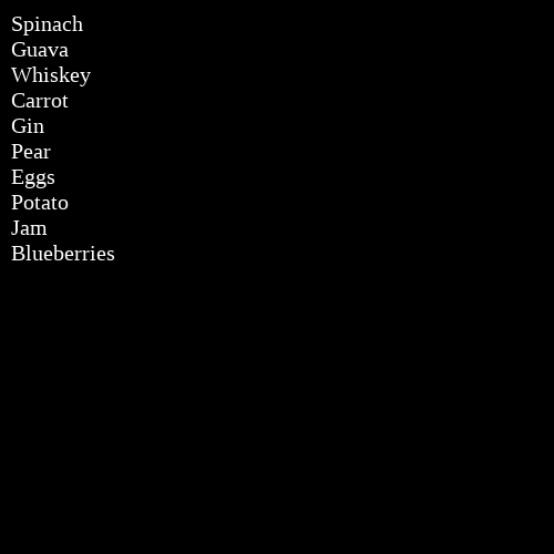 Grocery List #79 static token preview