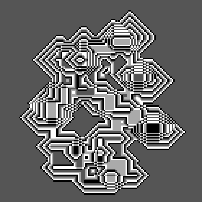 Superimposed Octagonal Pyramids #82 static NFT preview