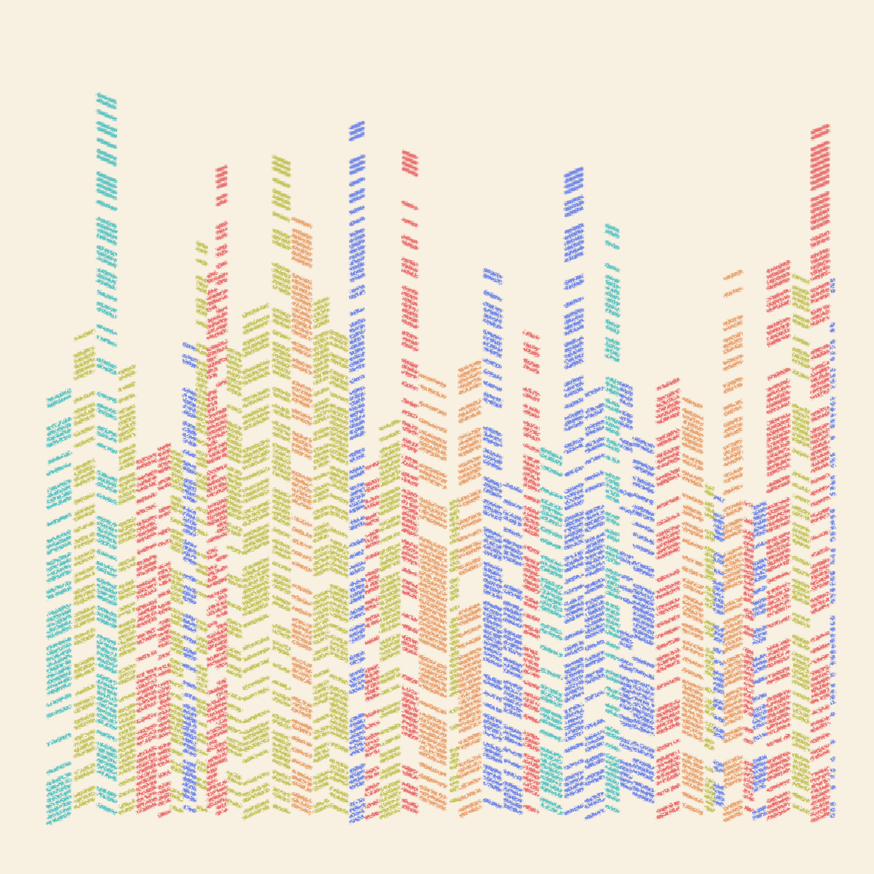 Utopian Skyline #67 static NFT preview
