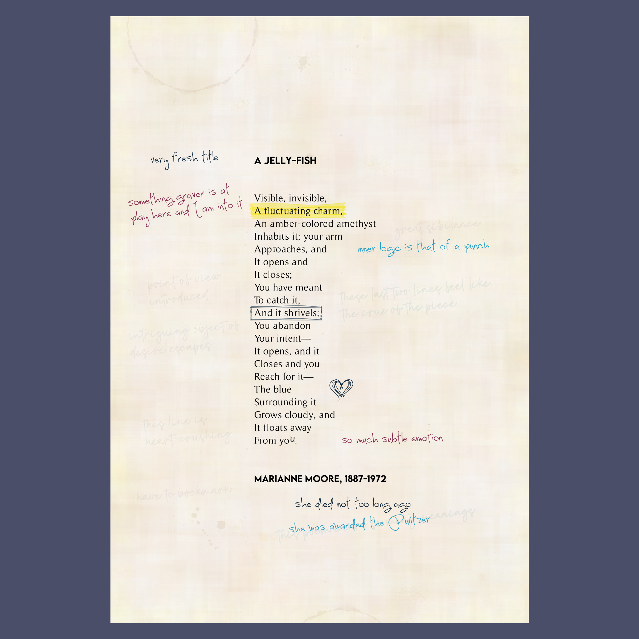 Poems in the Public Domain #100 static token preview