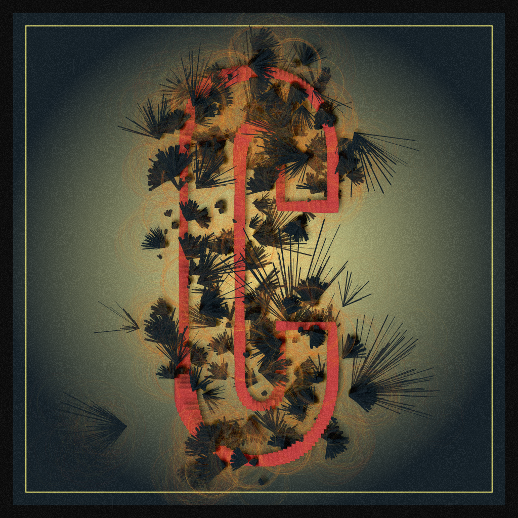 Flowery Letter #61 static NFT preview
