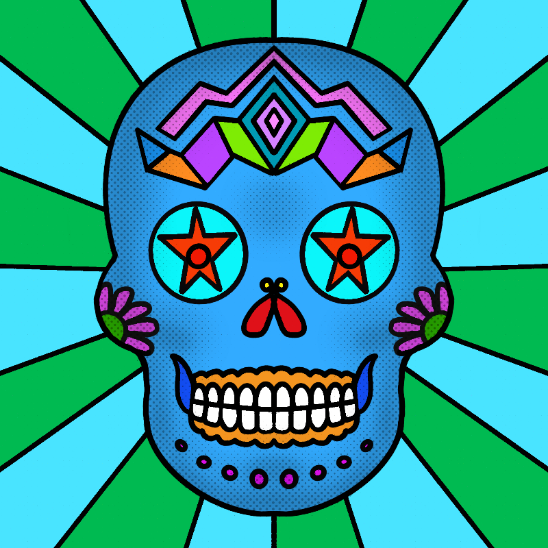 Sugar Skulls #85 static NFT preview