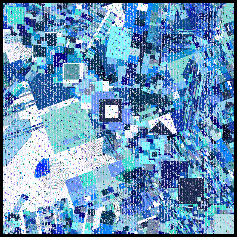 Abstract Life #147 static NFT preview