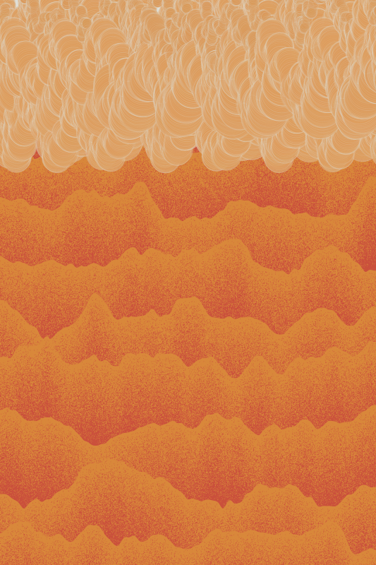 Clouds over the Mountains #88 static token preview