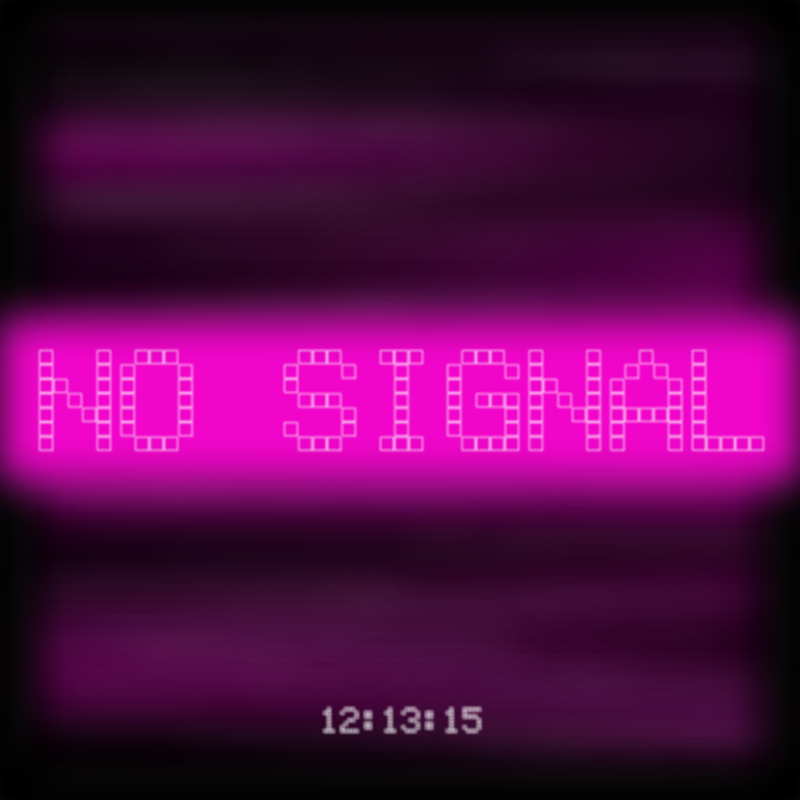 No Signal #150 static NFT preview