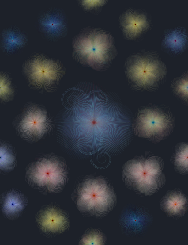 Fairy flower pattern #80 static NFT preview