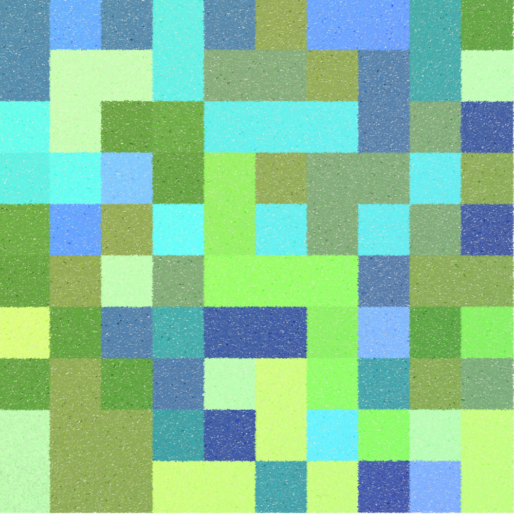 Hydrangea & Patchwork #521 static NFT preview