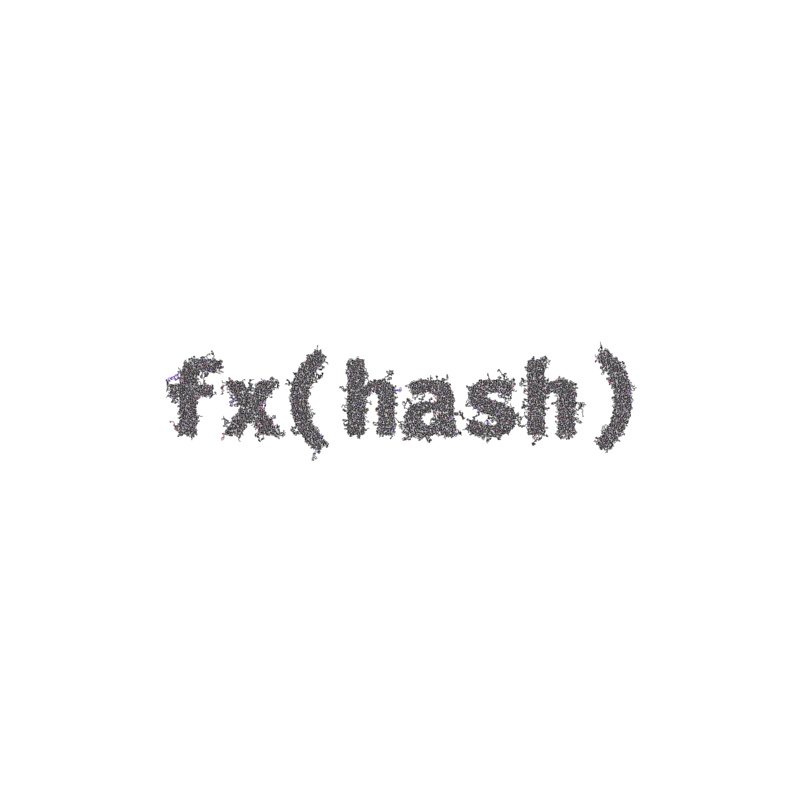 FXHASH Generative Logo #136 static token preview