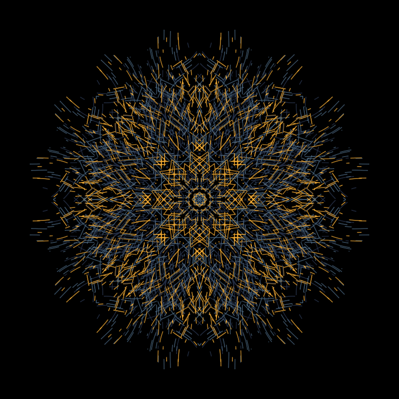 the thread in the pattern #11 static token preview