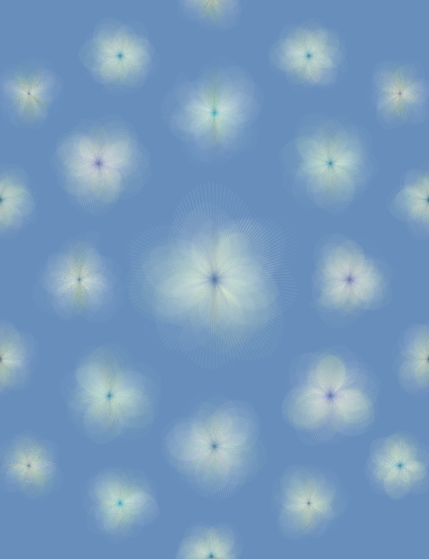 Fairy flower pattern #96 static token preview