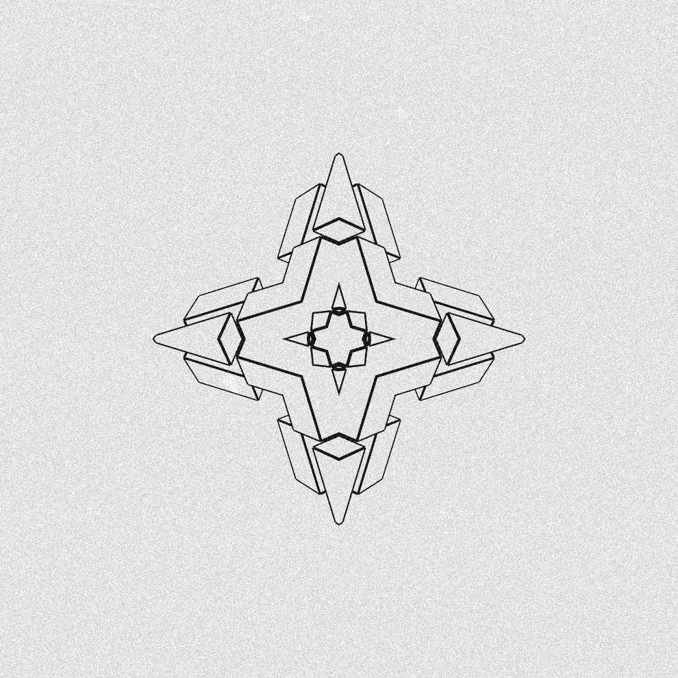 Monochrome Kaleido #303 static token preview