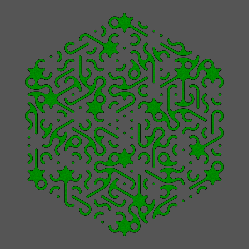 Threefold Symmetry - Dark Variations #436 static token preview