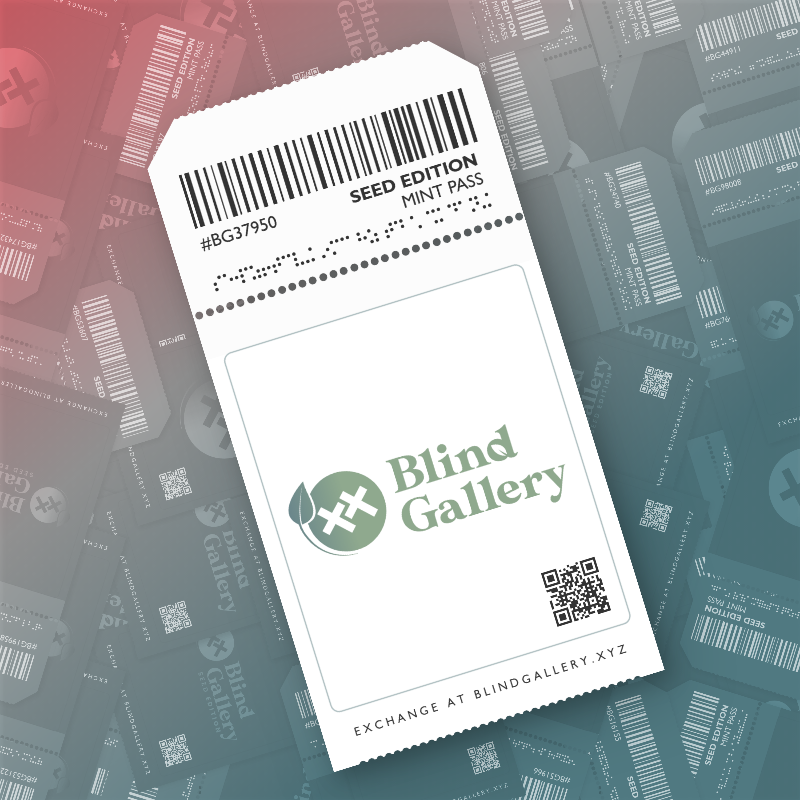Blind Gallery Mint Pass (Seed Edition) #765 static NFT preview