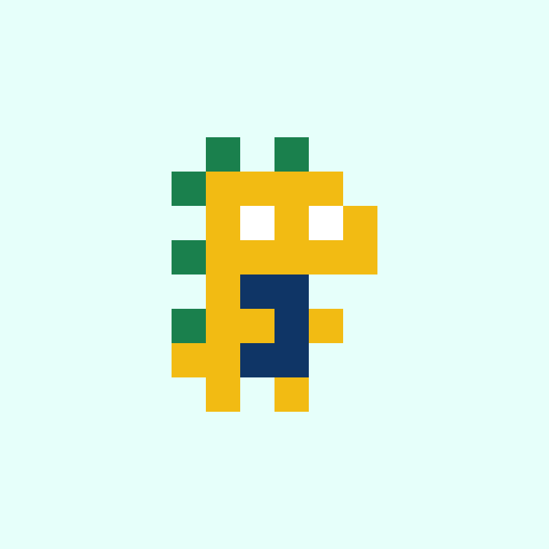 Coded Tiny Dinos #127 static token preview