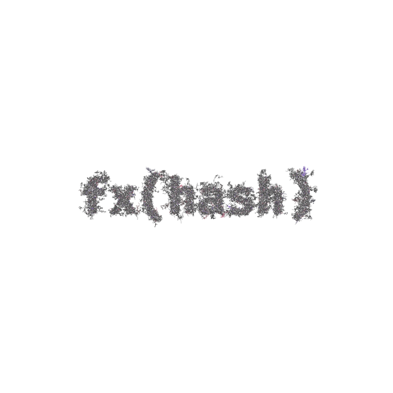 FXHASH Logo with Features #163 static token preview