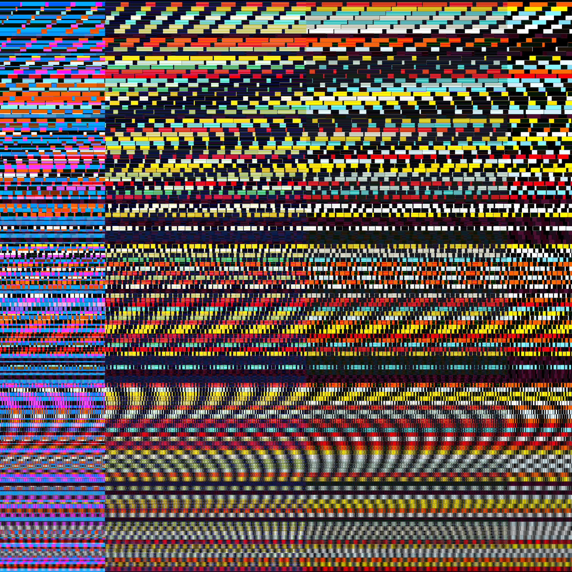 Glitchometry Stripes #92 static NFT preview