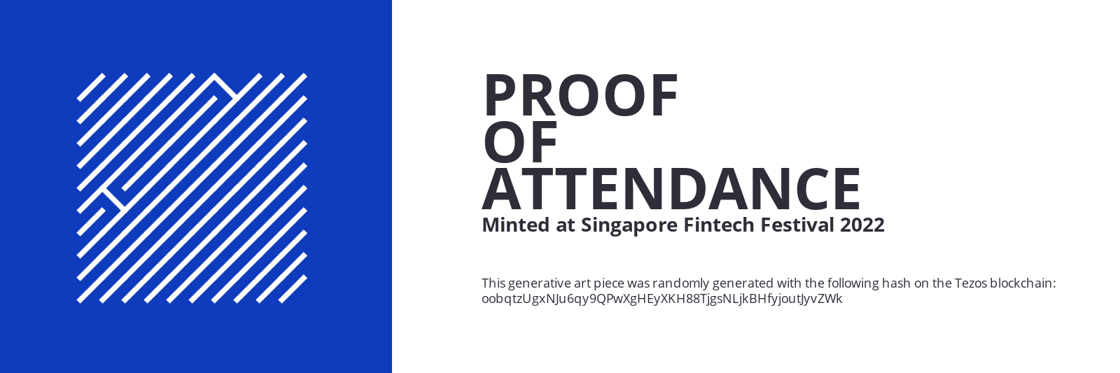 SFF2022 Proof of Attendance Token #1576 static token preview