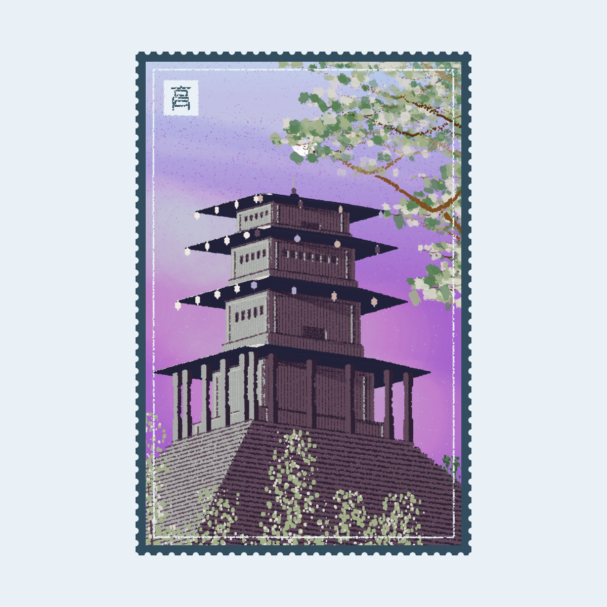ABANDONED TEMPLE 廃寺 #83 static token preview