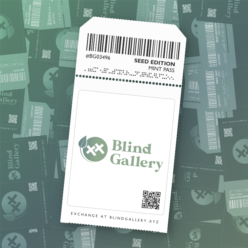 Blind Gallery Mint Pass (Seed Edition) #502 static token preview