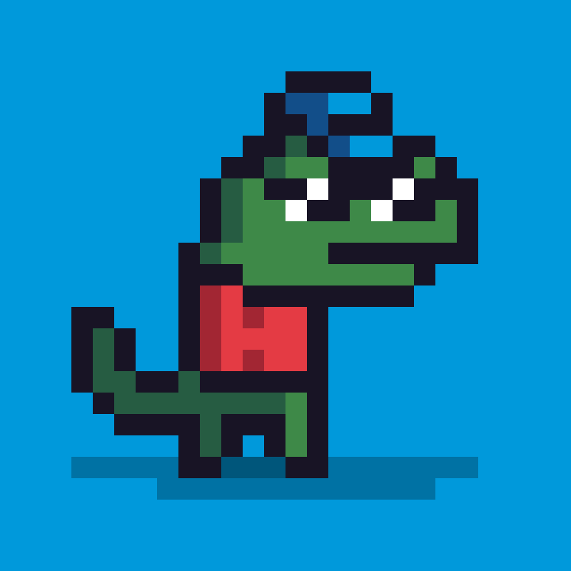 Pixel Dinos #63 static token preview