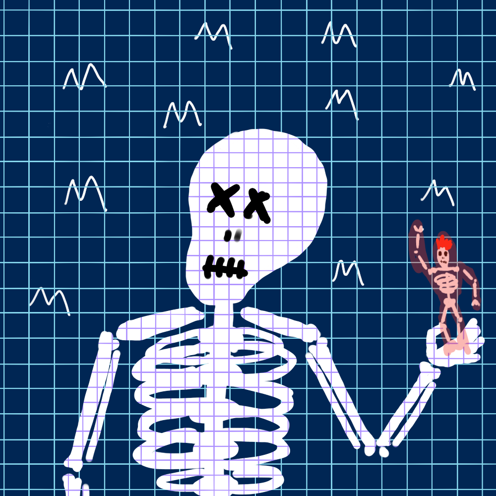 LOW EFFORT SKULLETTI #27 static NFT preview