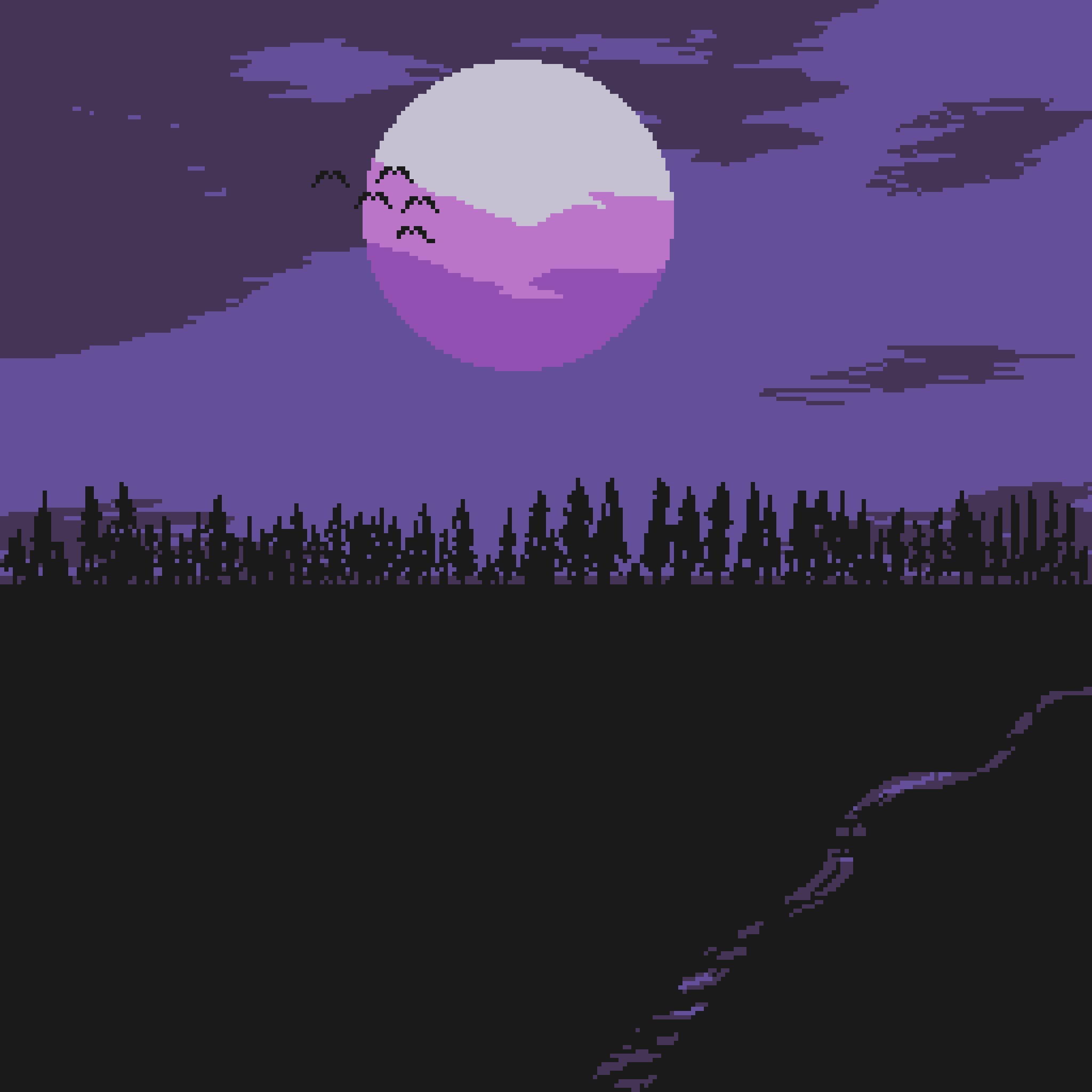 Pixel Sunset #32 static NFT preview