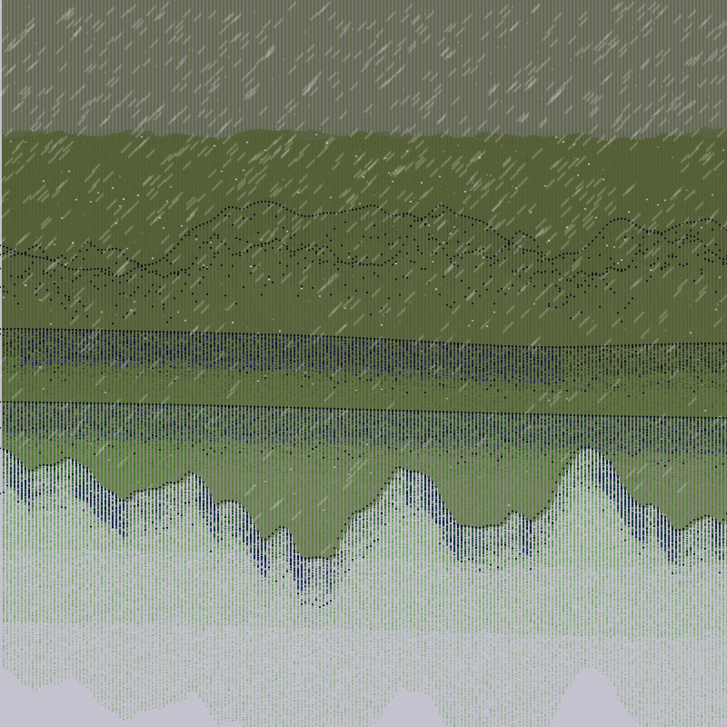 Glitched Mountains GT #39 static NFT preview