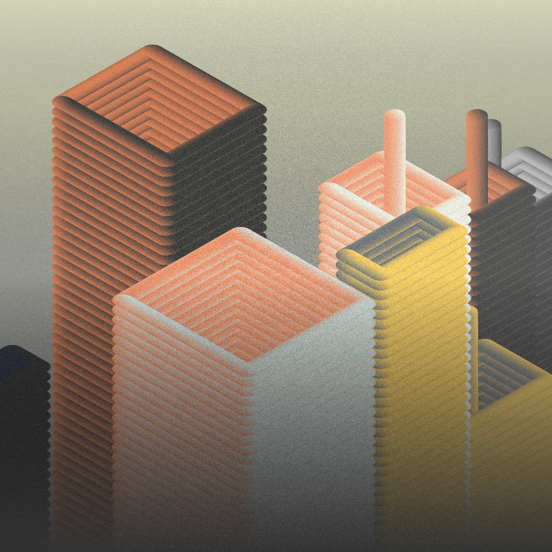 Radiator Towns #80 static NFT preview