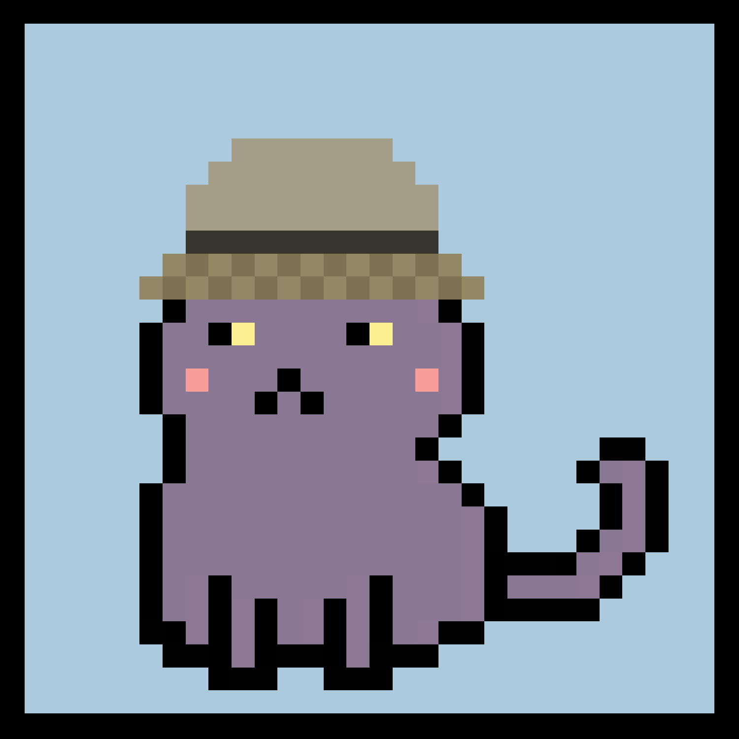 Lazy Kitties #2213 static NFT preview