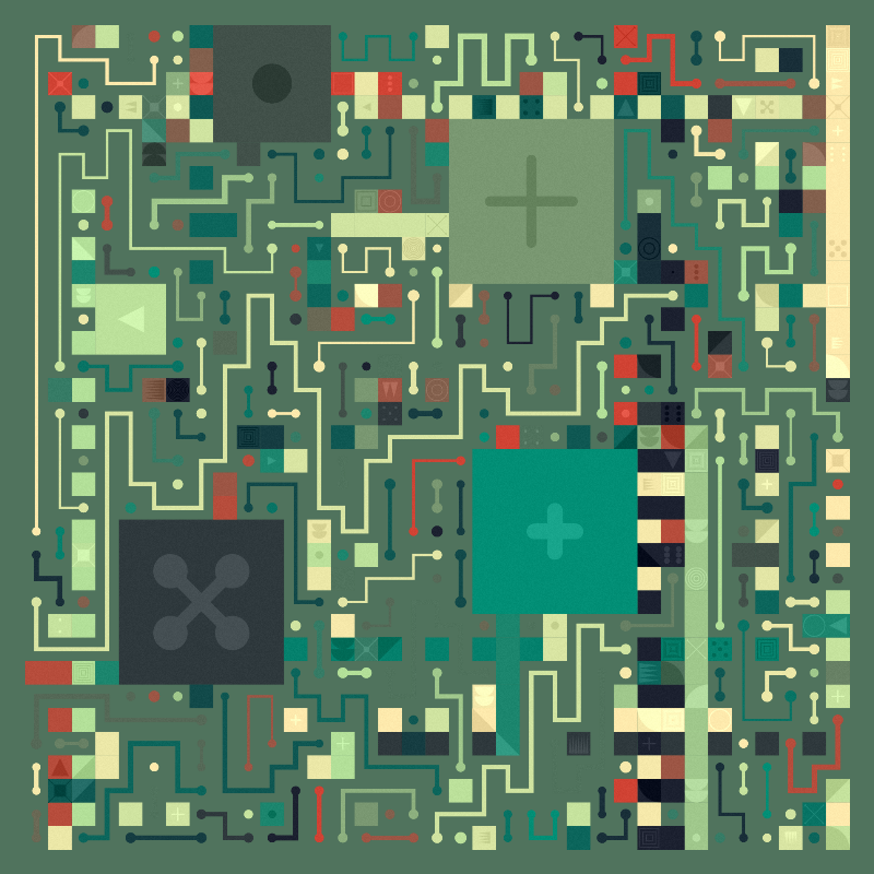 Scattered Pathways #431 static NFT preview