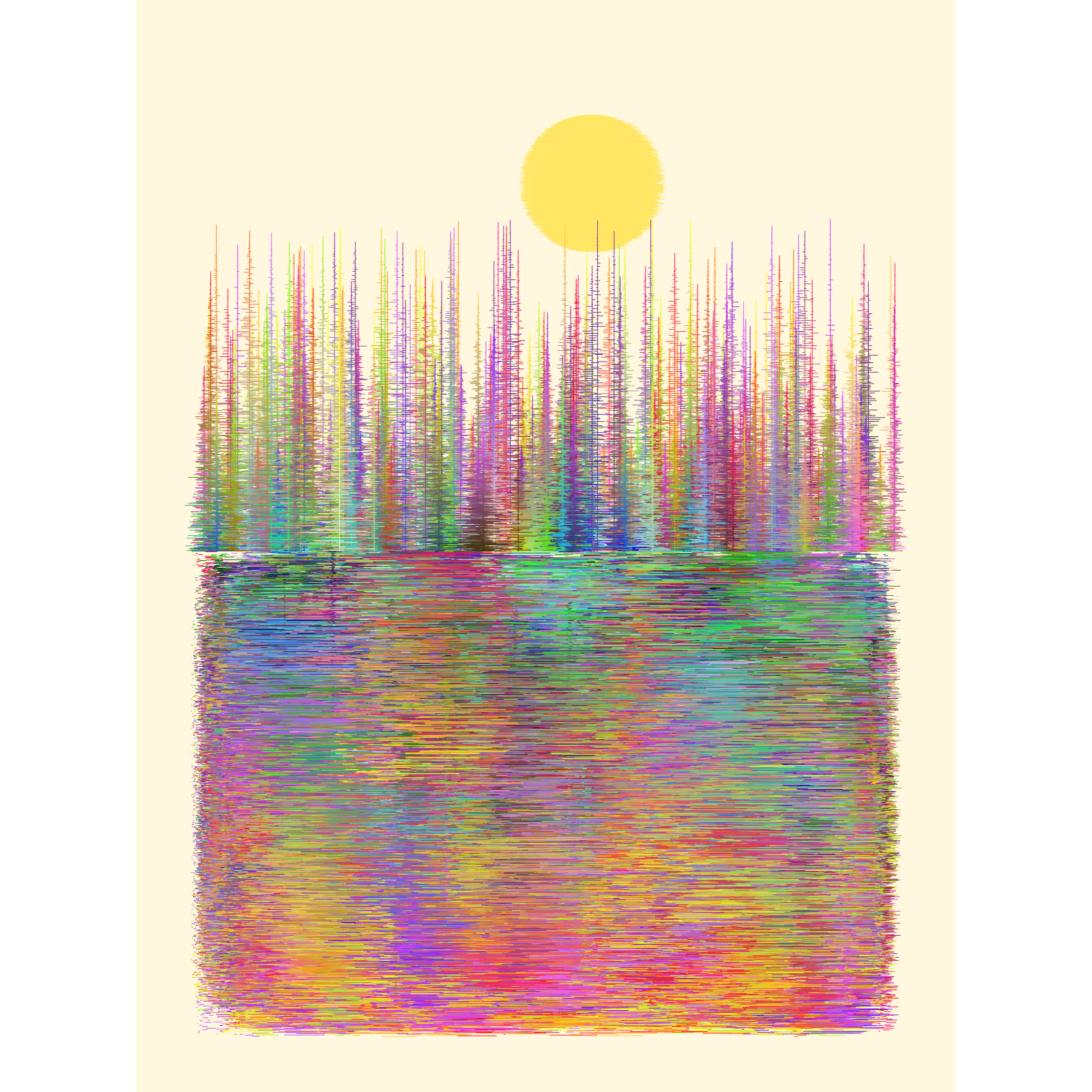 Gradient Lake #37 static NFT preview