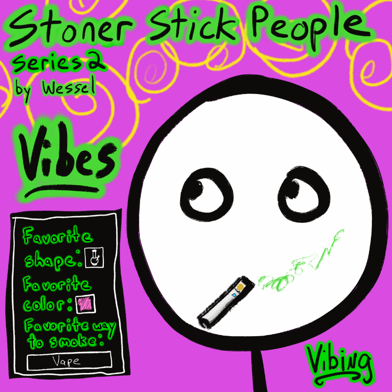 Stoner Stick People Series 2 #31 static token preview
