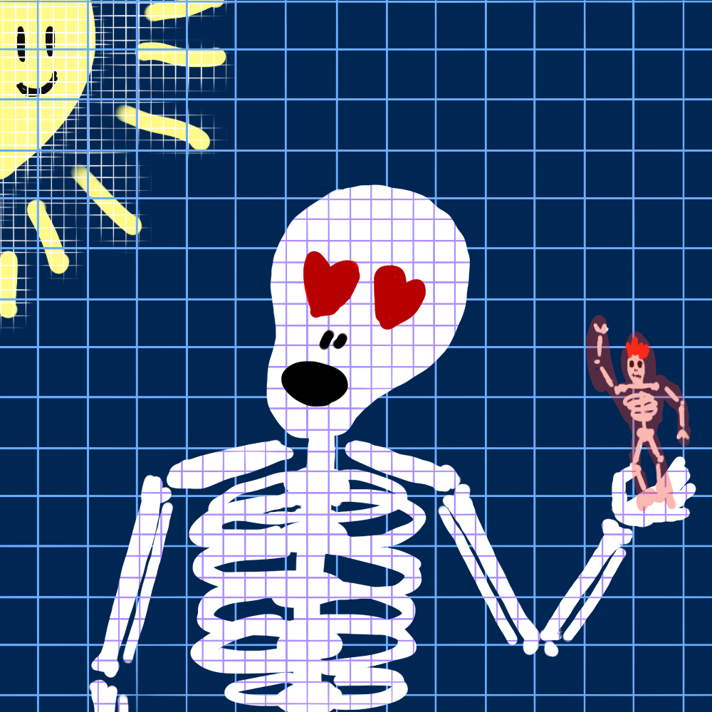 LOW EFFORT SKULLETTI #125 static NFT preview