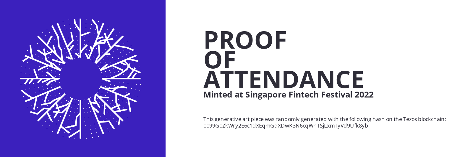 SFF2022 Proof of Attendance Token #1031 static token preview