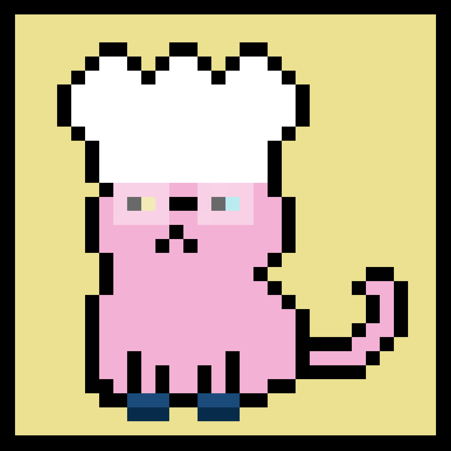 Lazy Kitties #1271 static NFT preview