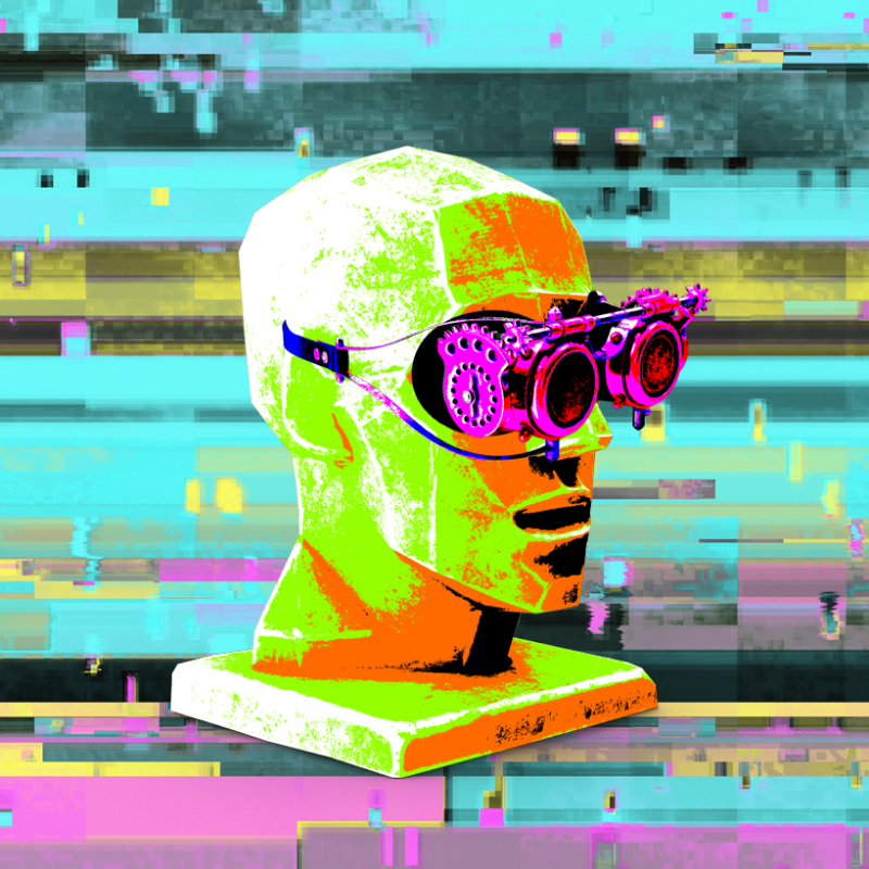 StEaM GlItCh HeAdZ #5 static NFT preview