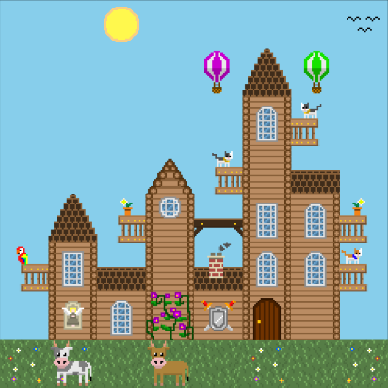 2D Mansion #65 static NFT preview