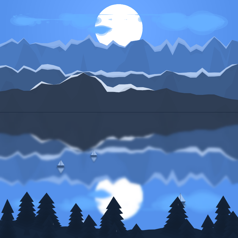 Lakeside #236 static NFT preview