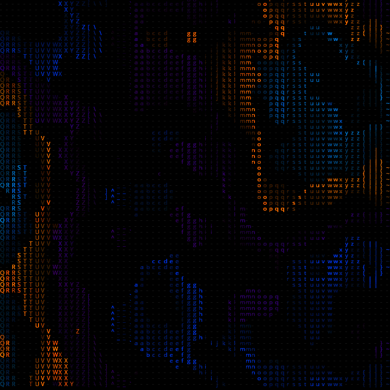 Ascii Noise #71 static NFT preview