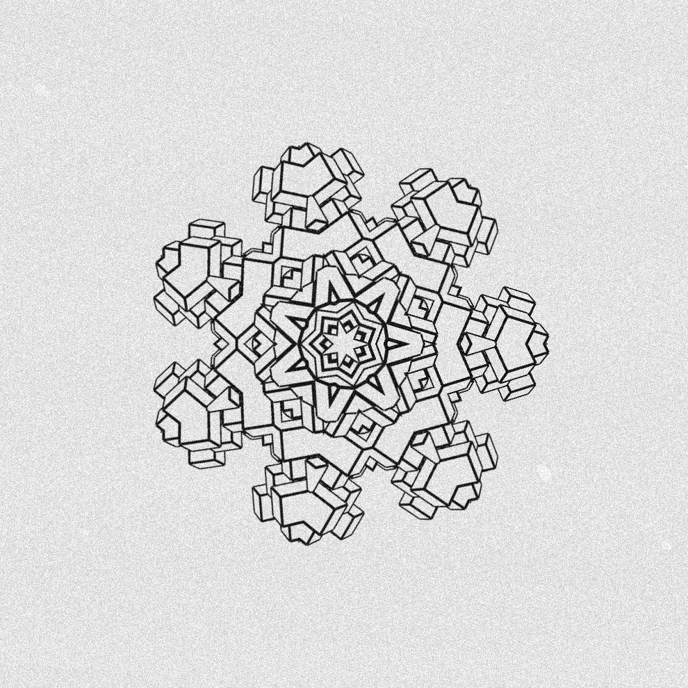 Monochrome Kaleido #54 static token preview